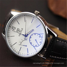 Yazole 314 Luxury Famous Men Watch Business Fashion Leather Watch Leisure Quartz Watch Relogio Masculino